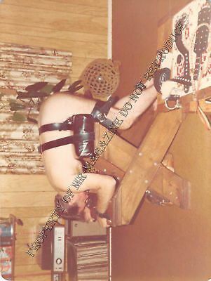 Adult 1970s Photo 3.5x5 Bondage Older Man Bound Dominated Submissive 264HS