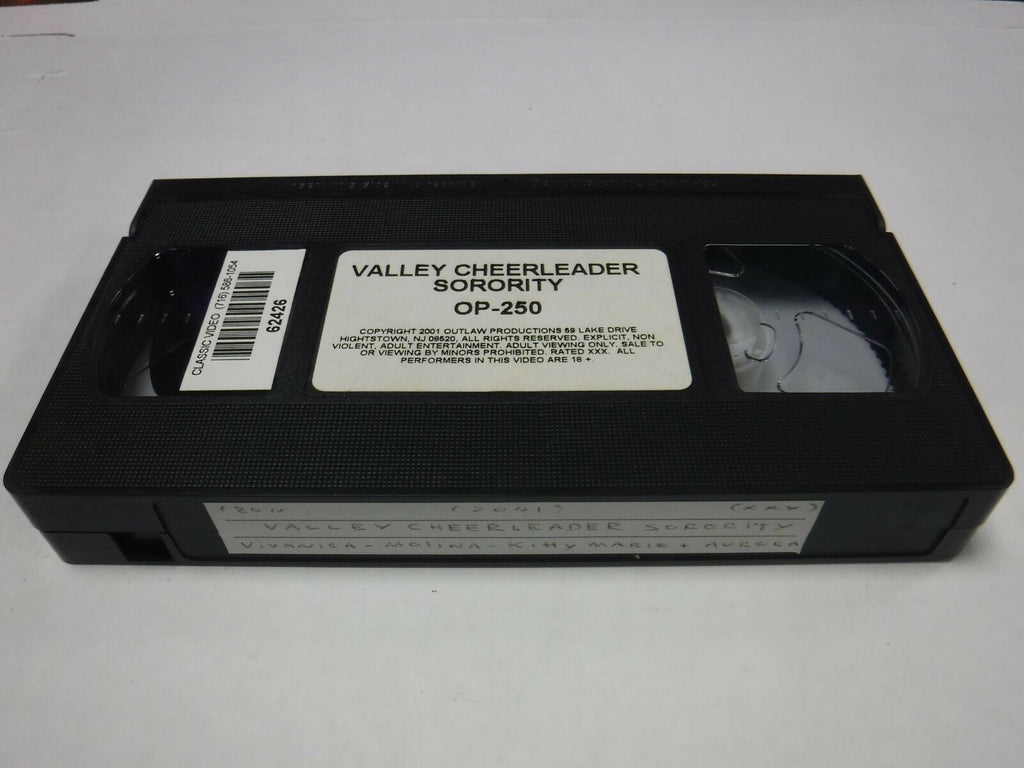 Valley Cheerleader Sorority 2001 Vivianica Molina Adult VHS 123118AMP