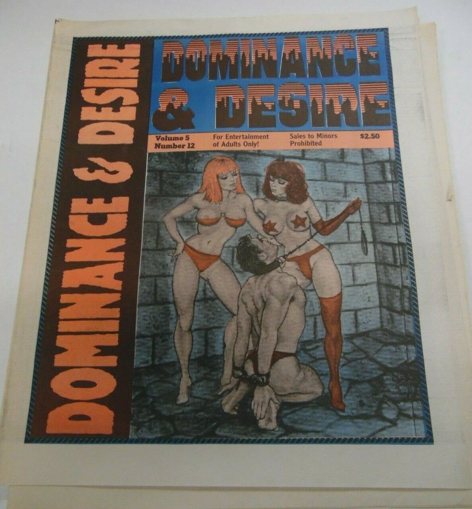 Dominance & Desire Newspaper vol.5 #12 1990's 121719lm-ep2