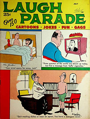 Laugh Parade Adult Vintage Magazine Cartoons, Jokes, Fun, and Gags July 1965