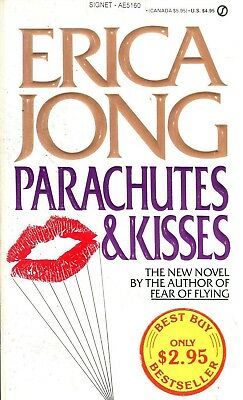 Parachutes & Kisses Novel by Erica Jong 1985 Signet 032818lm-ep