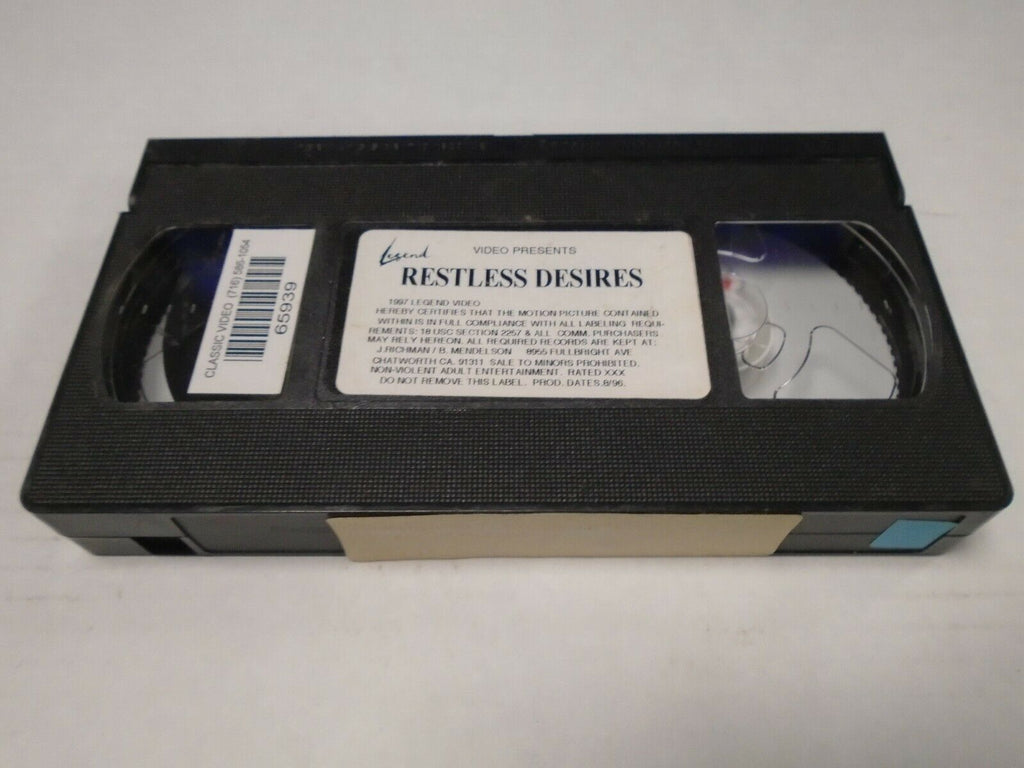 Restless Desires Morgan Fairlane Alexa Dane 1997 90mins Adult VHS 032719AMP2