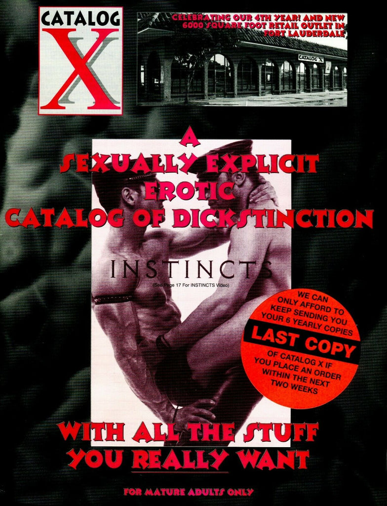 Catalog X Sexually Explicit Erotic Catalog Of Dickstinction 050619lm-ep - Used
