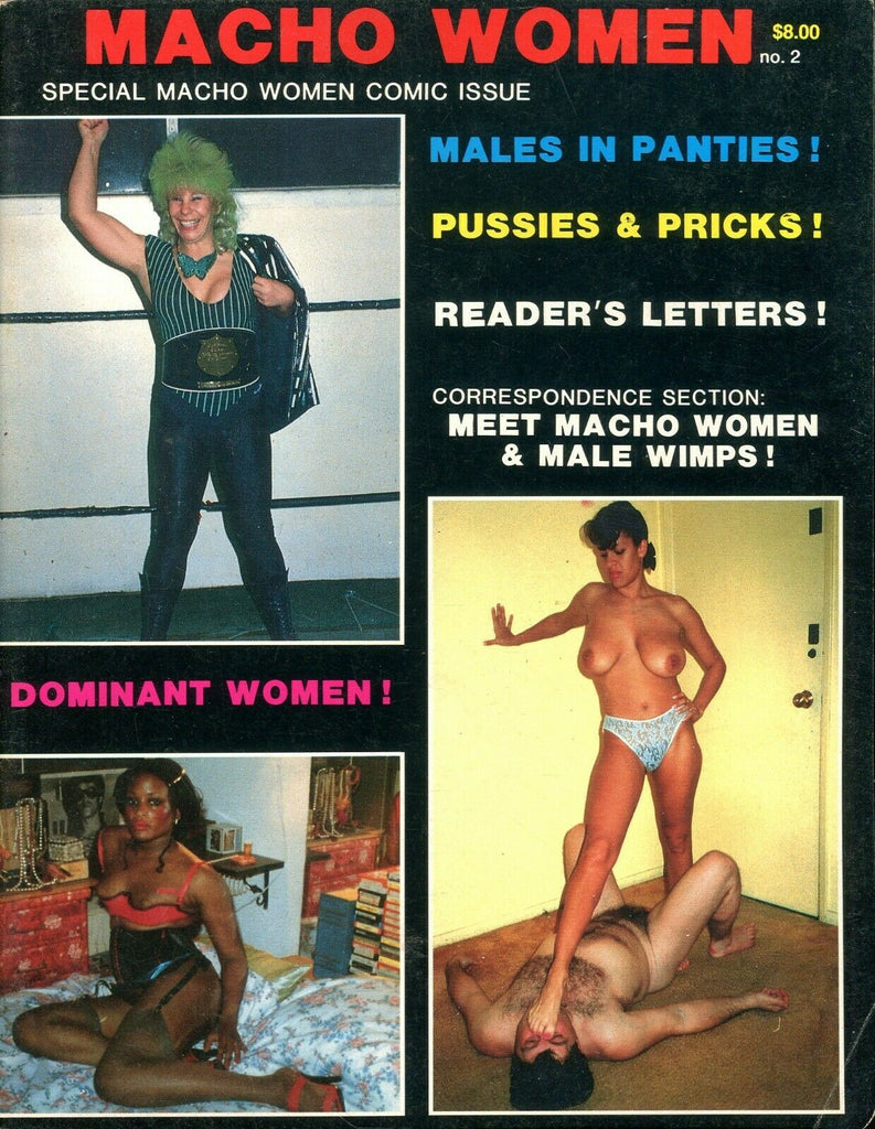 Macho Women Dominant Women! #2 1980's 071919lm-ep