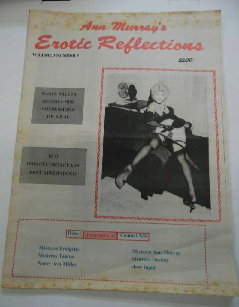 Ann Murray's Erotic Reflections Newspaper Nancy Miller vol.3 #5 013020lm-ep