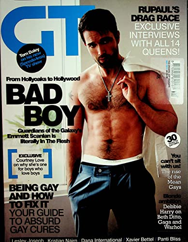 GT Gay Times Men's Magazine Emmett Scanlan/Courtney Love/Rupaul May 2014