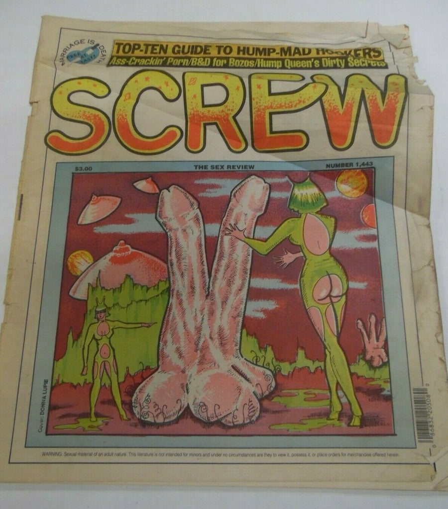 Screw Newspaper Hump Queen's Dirty Secrets #1443 October 28, 1996 121219lm-ep