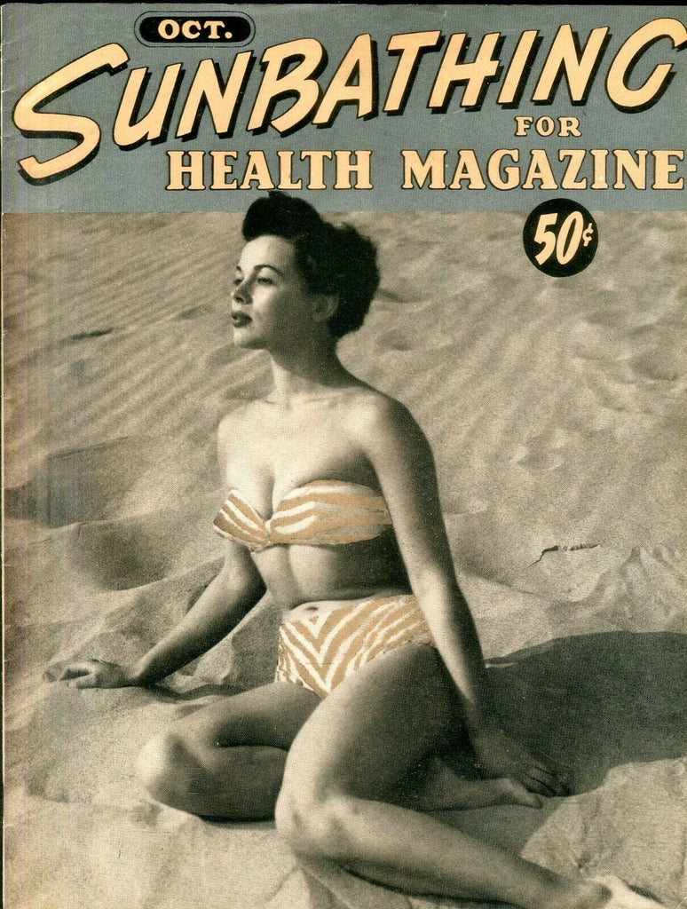 Sunbathing For Health Nudist Magazine October 1954 031619lm-ep