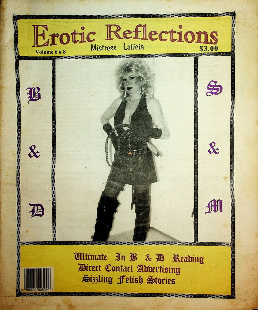 Erotic Reflections Newspaper Mistress Laticia vol.6 #8 1989 022520lm-ep