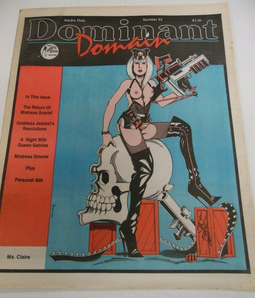 Dominant Domain Newspaper Mistress Scarlet #22 1994 121419lm-ep2