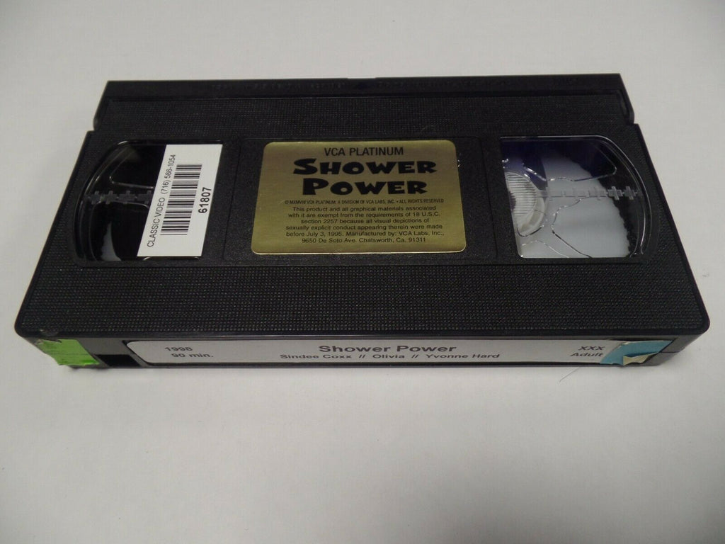 Shower Power Sindee Coxx Yvonne Hard 1998 90mins Adult VHS 022719AMP
