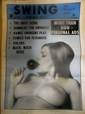 Swing Adult Newspaper Personal Ads/ The Orgy Scene April 1972 031418lm-ep2