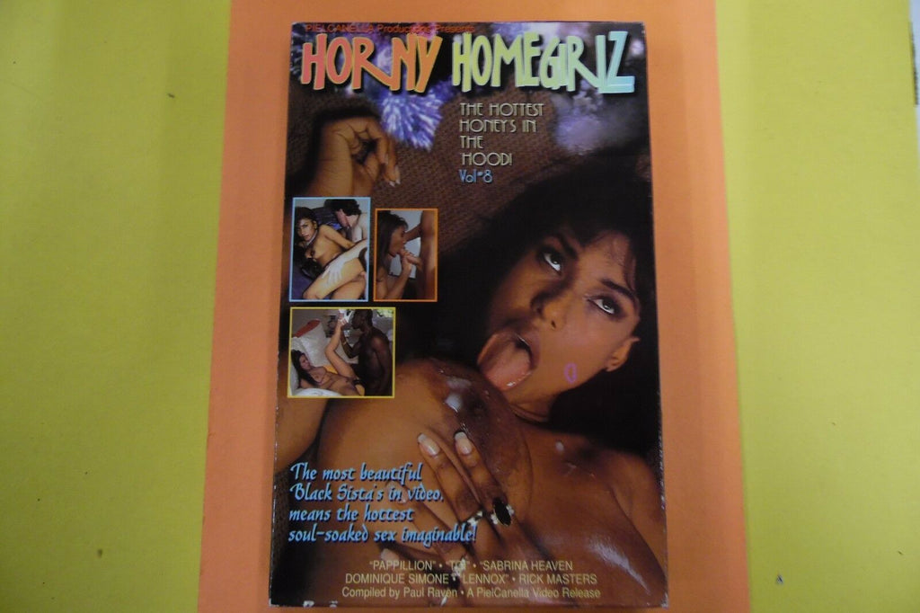 Horny Homegirlz VHS vol.8 Dominique Simone XXX CLEARANCE 112116lm-ep