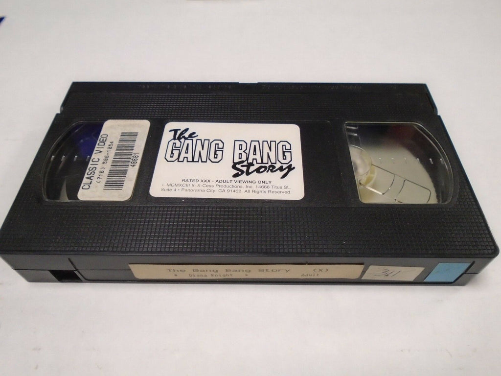 The Gang Bang Story Diana Knight Adult VHS 012419AMP3