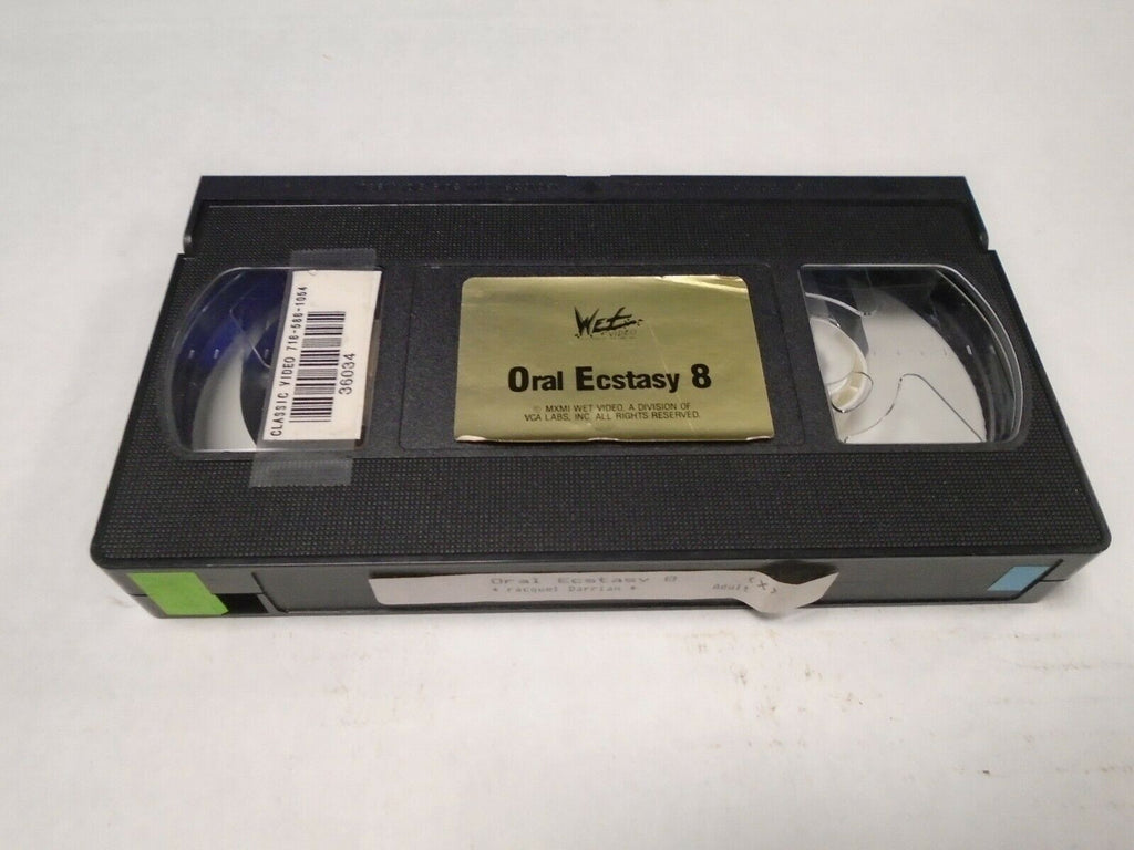 Oral Ecstasy 8 Raquel Darrian Wet Video Adult VHS 041519AMP2