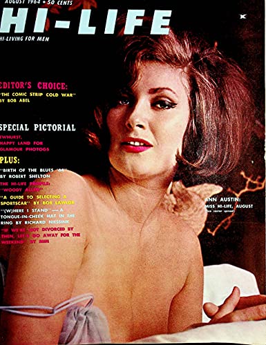 Hi-Life Magazine Miss Hi-Life Ann Austin Centrfold July/August Calendar 1964