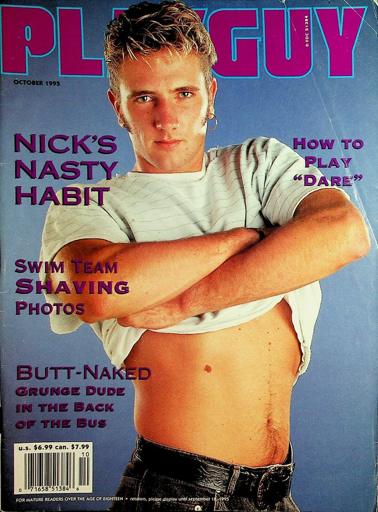 Playguy Gay Magazine Nick's Nasty Habit October 1995 021921lm-ep