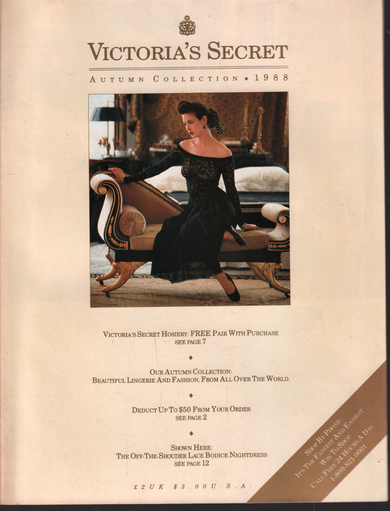 Victoria's Secret Catalog Autum Collection 1988 55pgs Lingerie Rare 072120ame