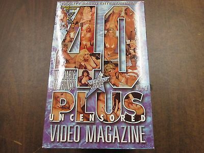 40 Plus Vol 3 Uncensored Video Magazine NM Adult VHS CLEARANCE 071315amp5