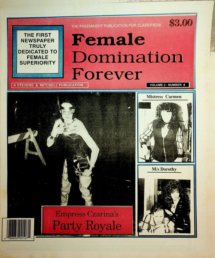 Female Domination Forever Newspaper Empress Czarina vol.2 #8 1995 022120lm-ep2
