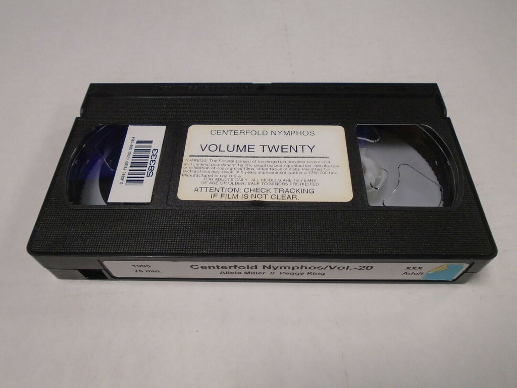 Centerfold Nymphos Vol 20 Alicia Miller Peggy King 1995 Adult VHS 031919AMP