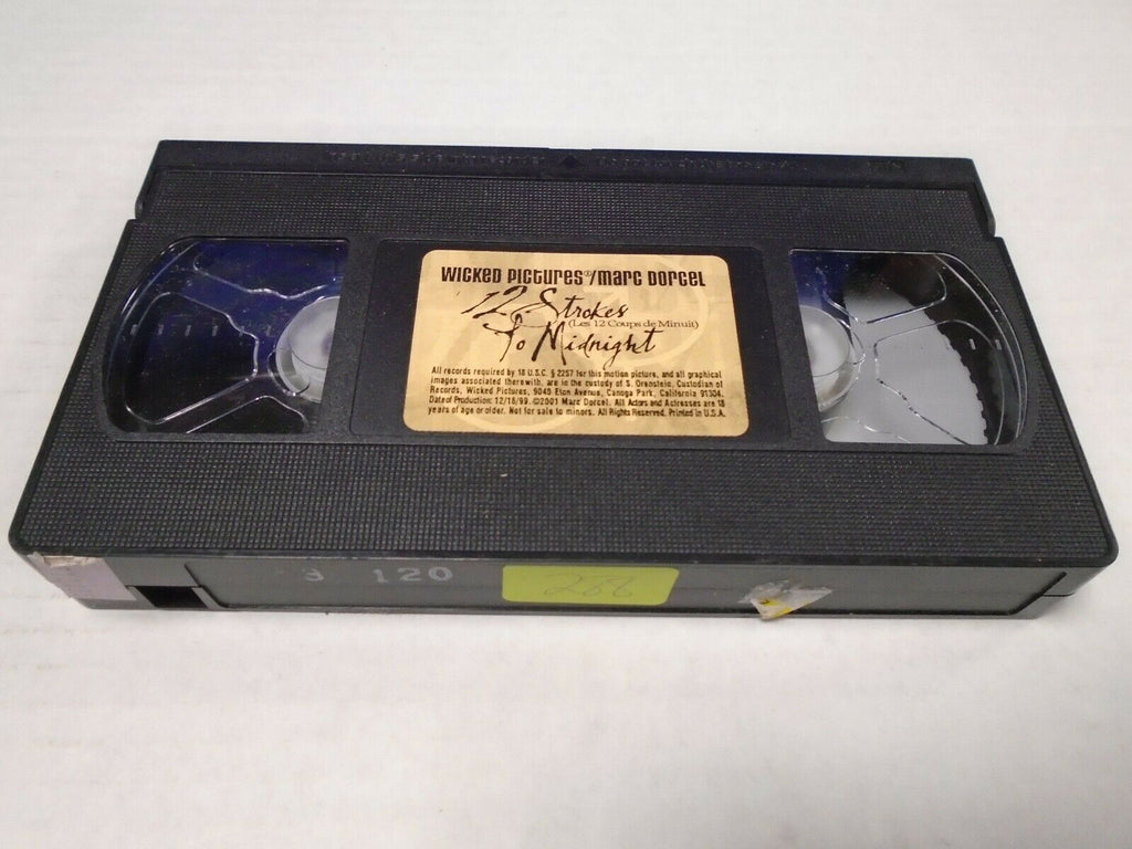 12 Strokes to Midnight Wicked Pictures Marc Dorecel Adult VHS 040419AMP3
