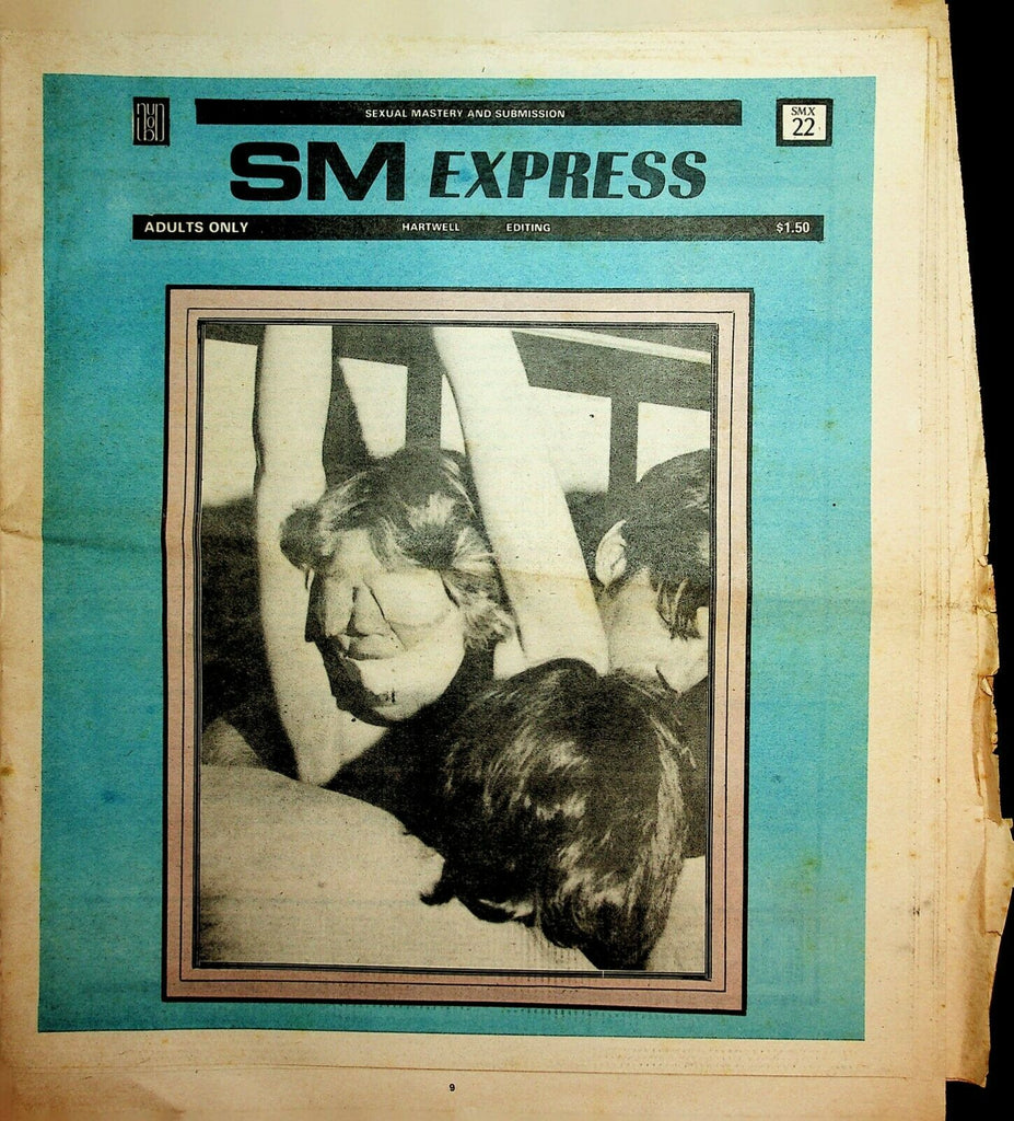 SM Express Newspaper Sexual Mastery & Submission #22 1979 022120lm-ep