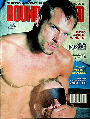 Bound & Gagged Gay Magazine Cover Guy Michael Brandon #84 September 2001