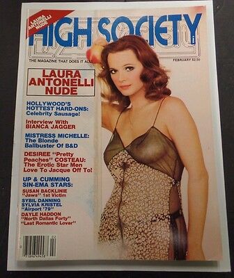 High Society Adult Magazine Laura Antonelli February 1980 nm 122815lm-ep