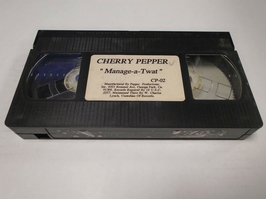 Manage-a-Twat Cherry Pepper Adult VHS 051019AMP2
