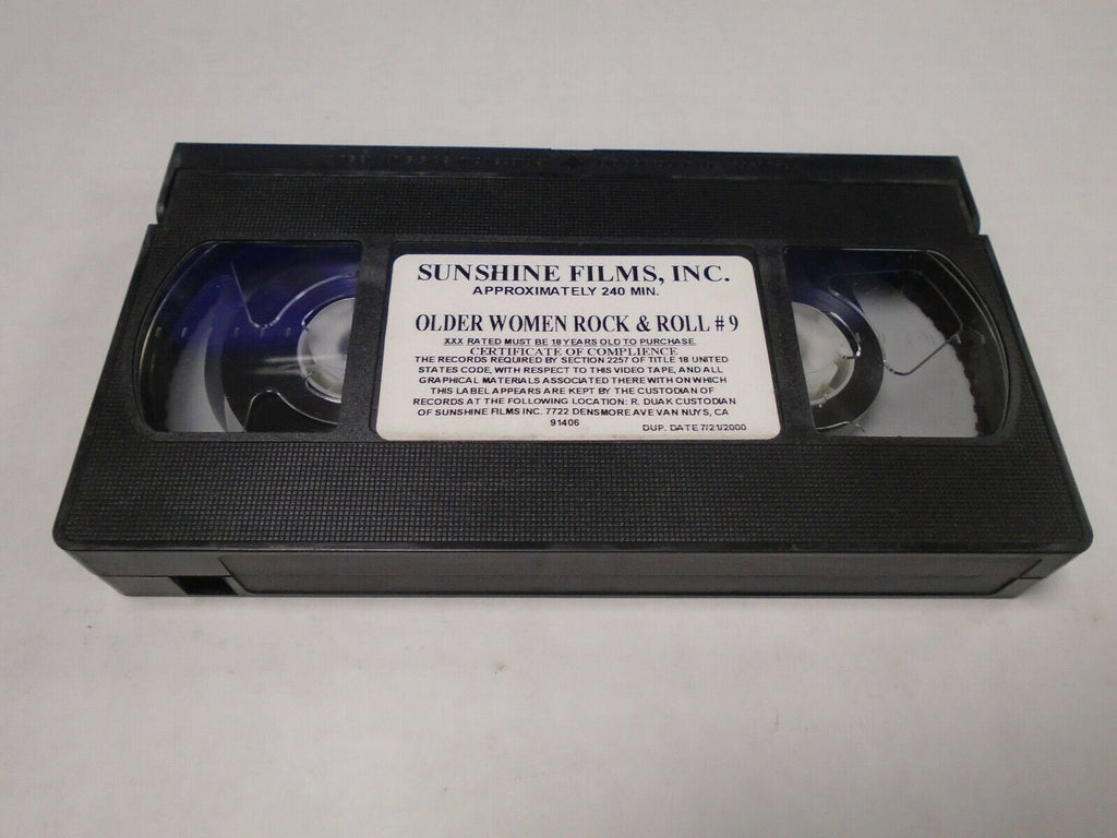 Older Women Rock & Roll #9 Sunshine Films 240mins Adult VHS 042219AMP