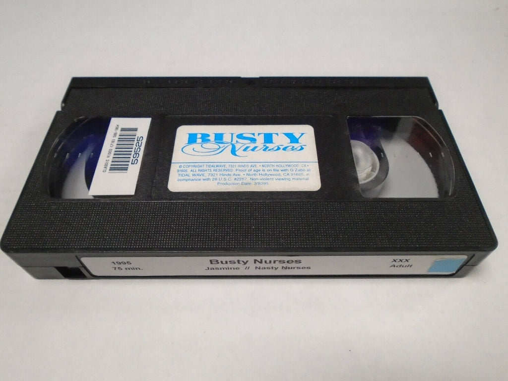 Busty Nurses Jasmine Nasty Nurses 1995 75mins Adult VHS 021419AMP3