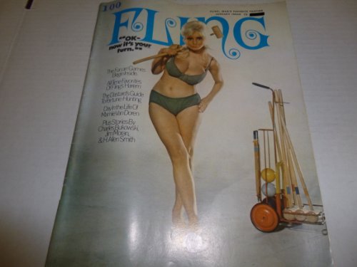 Fling Busty Adult Magazine "Day in the Life of Mamie Van Doren" Vol.13 #6 January 1971