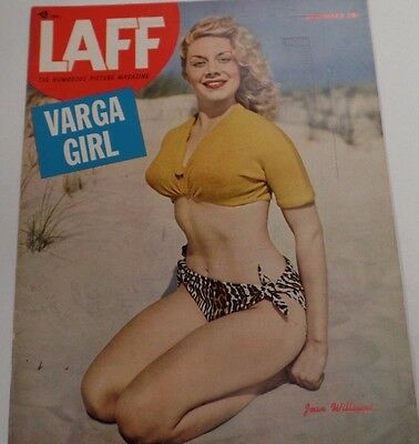Laff Adult Over-Sized Magazine Jean Williams December 1950 110315lm-ep