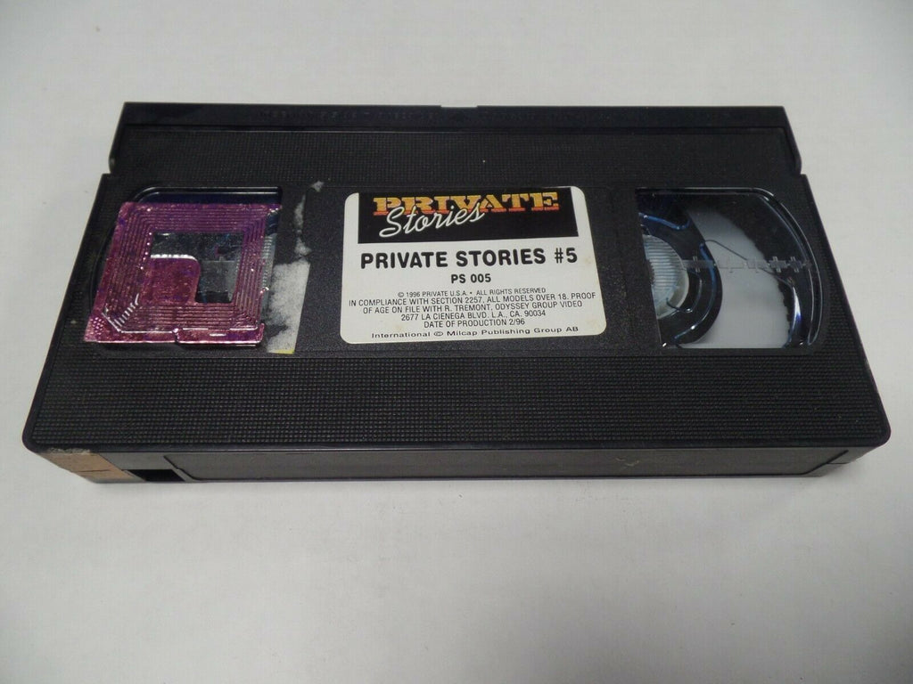 Private Stories #5 1996 Private USA Adult VHS 052119AMP