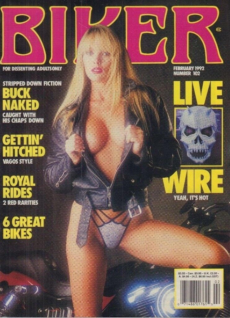 Biker Adult Motorcycle Magazine Royal Rides Red Parties February 1992 051618REP