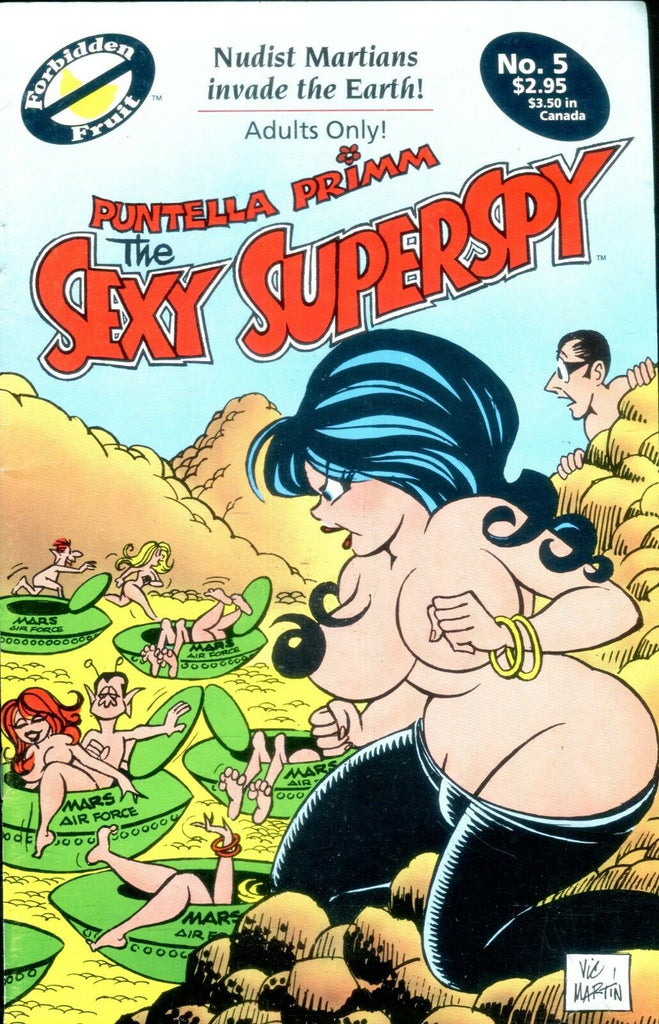 Puntella Primm The Sexy Superspy Comic #5 1991 Forbidden Fruit 010719lm-ep