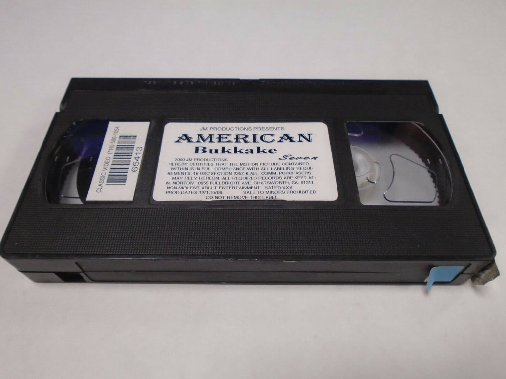 American Bukkake 7 JM Productions Adult VHS 020219AMP