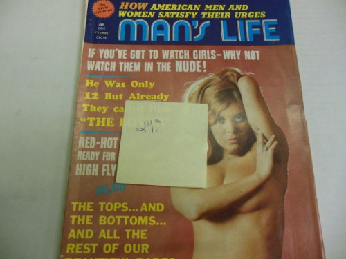 Man's Life Vintage Cheesecake Mens Magazine "Bambi" "Cathy" Vol.17 No.4 1975