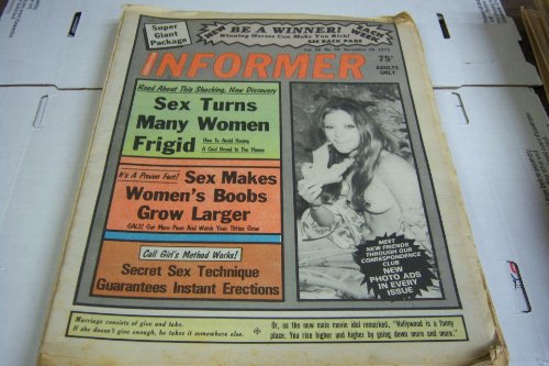 National Informer Adult Magazine "Sex Turns Many Women Frigid" Vol.28 #26 December 28,1975