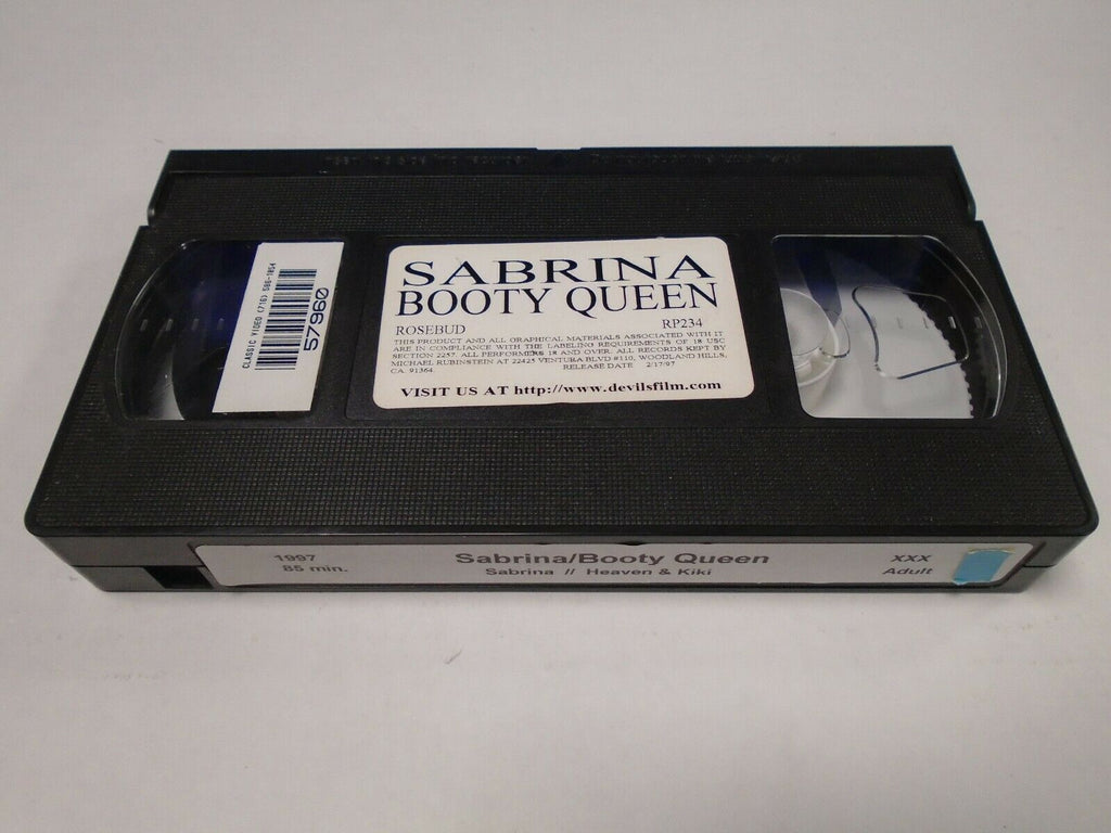 Sabrina Booty Queen Heaven & Kiki 1997 85mins Adult VHS 022119AMP3