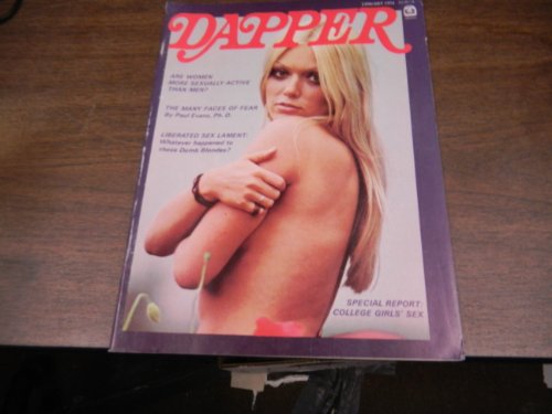 Dapper Busty Adult Magazine "Are Women More Sexually Active Than Men?" January 1974