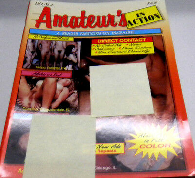 Amateur's In Action Busty Adult Magazine Vol.1 1991 nm 071313lm-ep