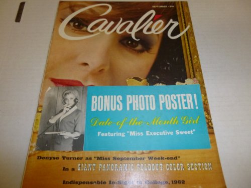 Cavalier Busty Adult Vintage Magazine "Bonus Photo Poster Featuring Miss Executive Sweet" September 1962 Cheesecake