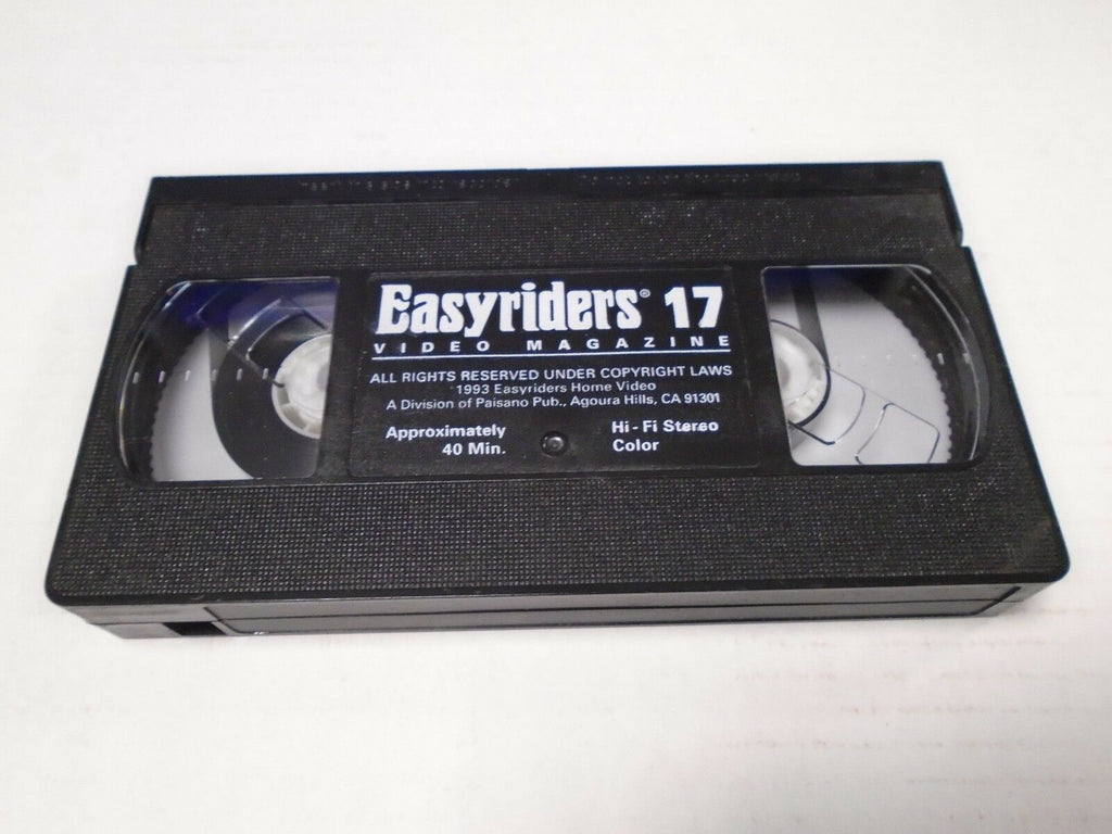 Easyriders Video Magazine #17 40min 1993 Adult VHS 011519AMP