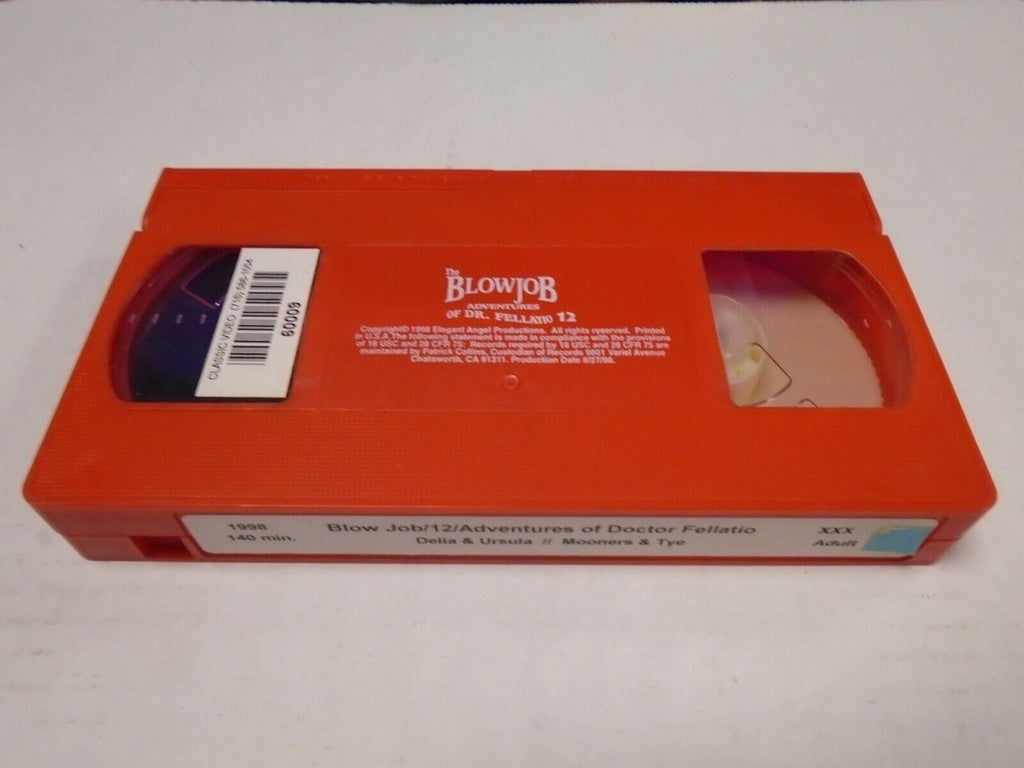 The Blowjob Adventures of Dr Fellatio 12 Ursula 1998 Adult VHS 031819AMP2