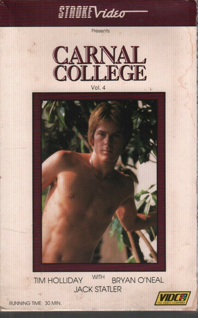 Carnal College Vol 4 Tim Holliday Bryan ONeal Jack Gay Male Adult VHS 080119AMP2