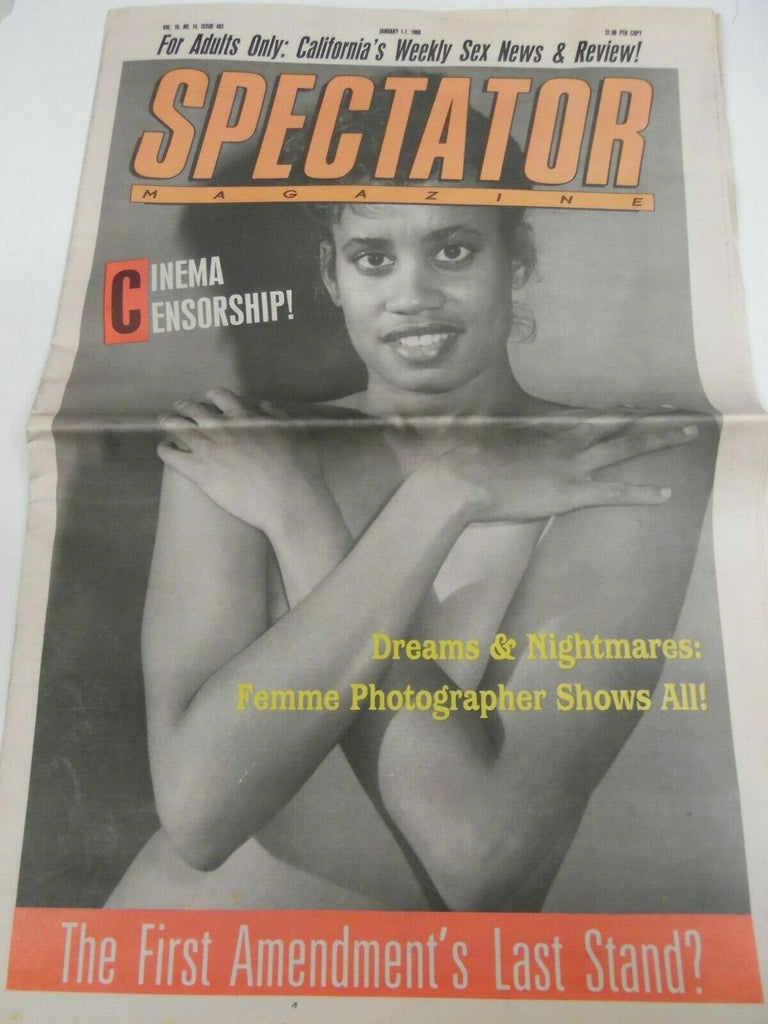 Spectator Newspaper Femme Photographer January 1-7, 1988 042919lm-ep2