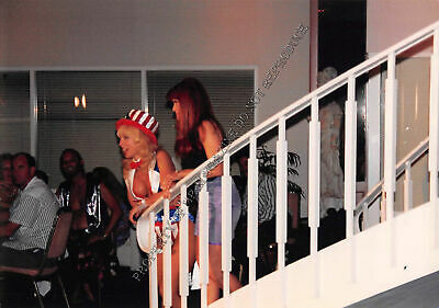 Nina Hartley Candid Original 3.5x5 Photo 1990s in USA Outfit at Convention 192ih
