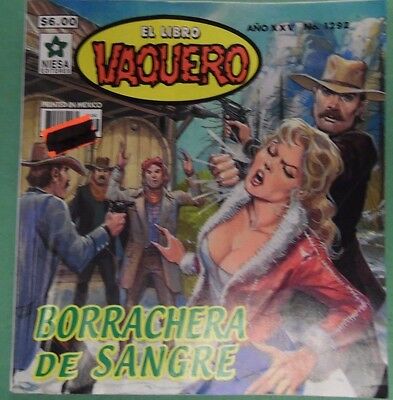 VAQUERO- BORRACHERA DE SANGRE Spanish Comic Novel #1292 070617lm-ep2